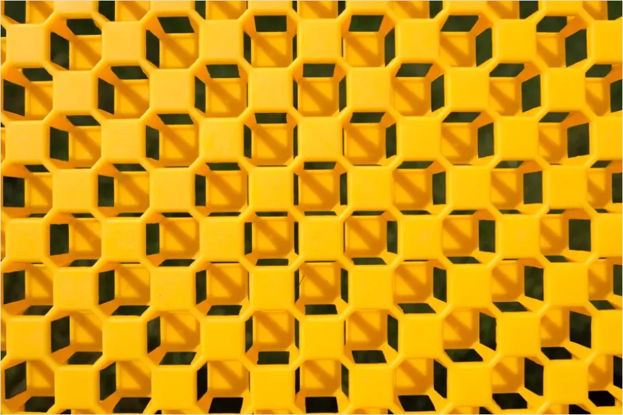 Detail Honeycomb Pattern Background Geometric Number 7