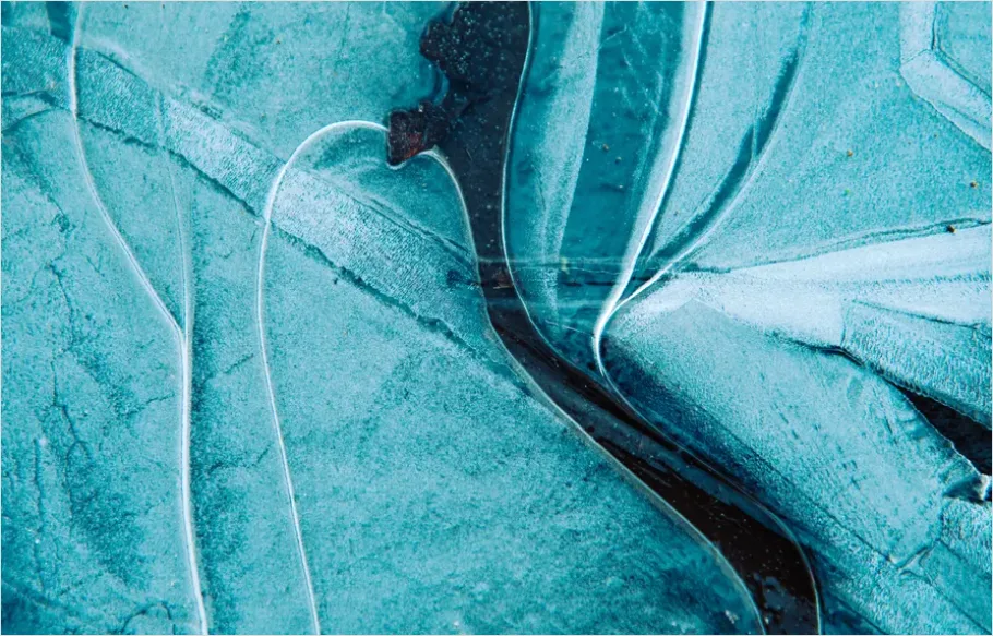 Detail Ice Texture Background Frozen Surface Number 8