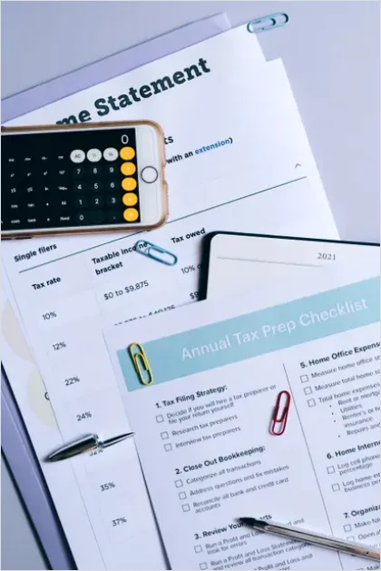 Income Statement Report Flat Lay 53b1