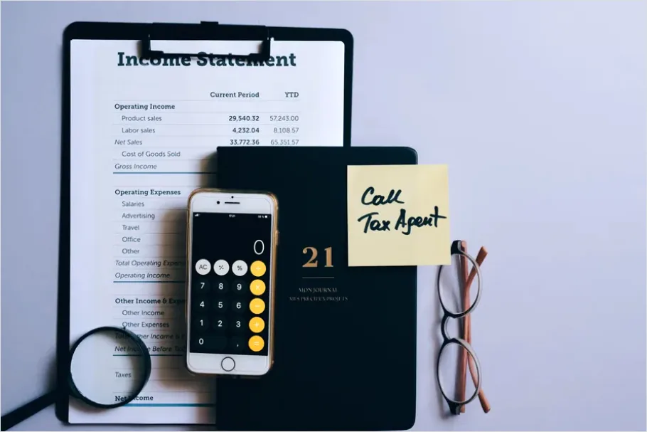 Detail Income Statement Report Flat Lay Number 5