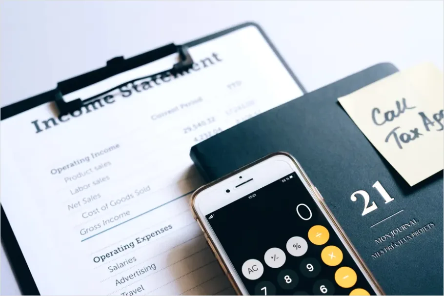 Detail Income Statement Report Flat Lay Number 7