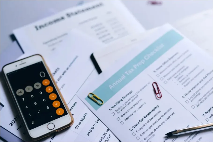 Detail Income Statement Report Flat Lay Number 8