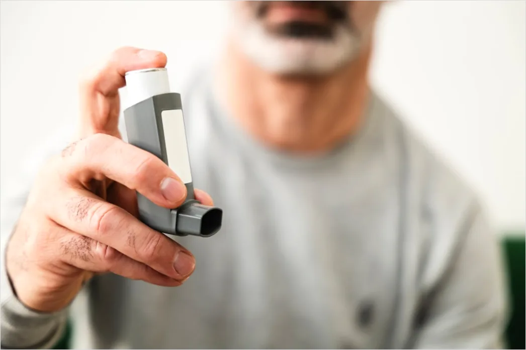 Detail Inhaler In Hand Asthma Management Number 5