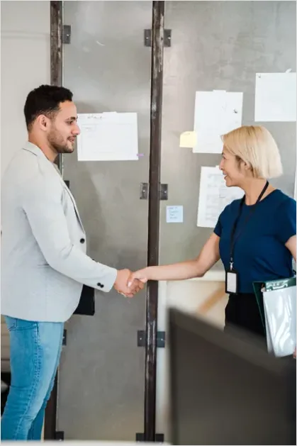 Detail Job Interview Handshake Office Photo Number 5