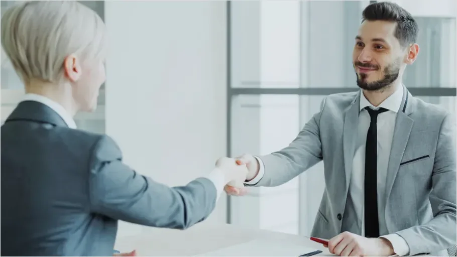 Detail Job Interview Handshake Office Photo Number 10