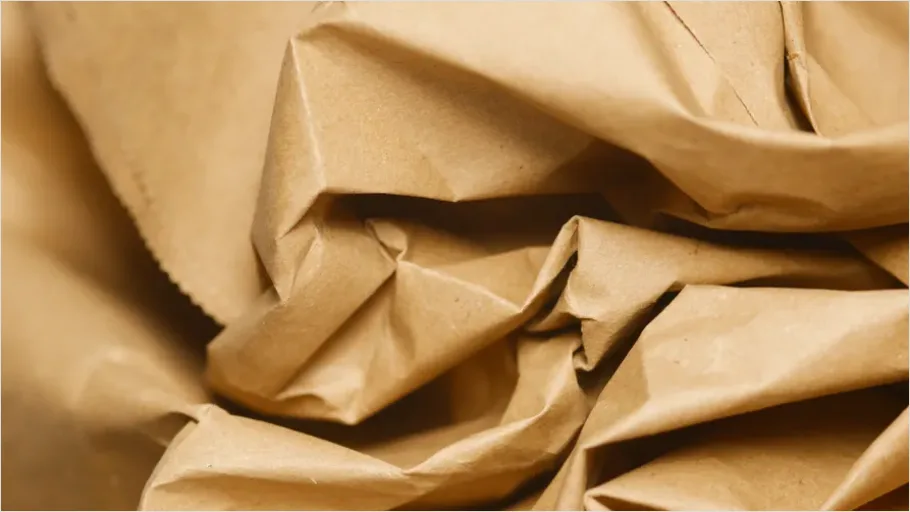 Detail Kraft Paper Texture Background Brown Number 15