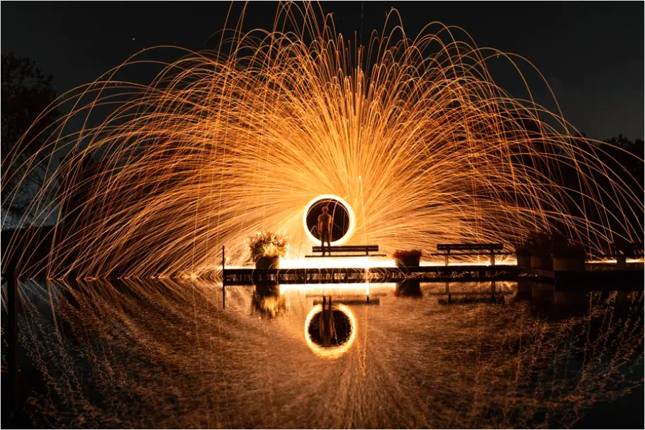 Detail Light Painting Artistic Long Exposure Photo Number 9