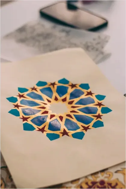 Detail Mandala Illustration Intricate Line Pattern Number 13