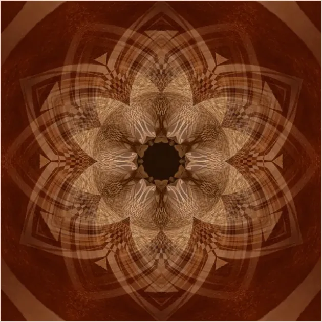 Detail Mandala Illustration Intricate Line Pattern Number 3