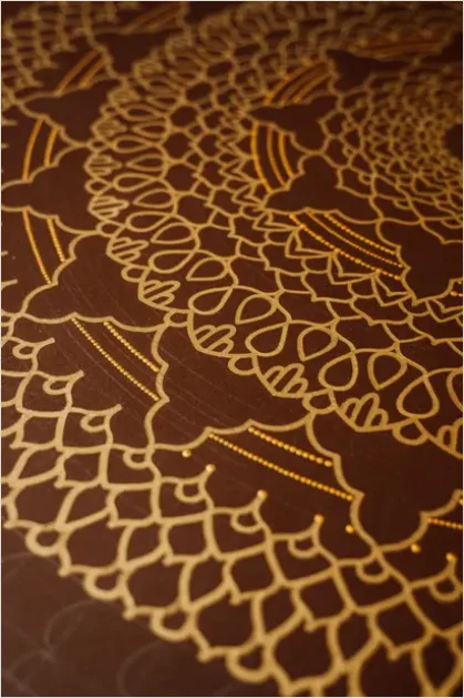 Detail Mandala Illustration Intricate Line Pattern Number 8