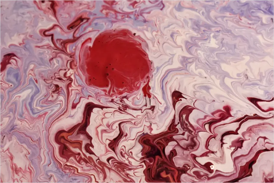 Detail Marbling Paper Ink Swirl Texture Number 12