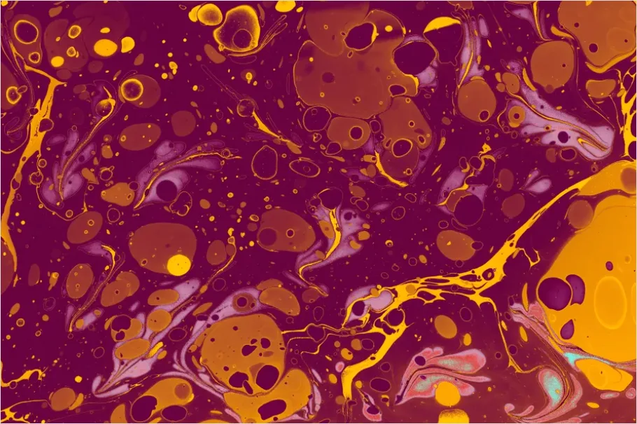 Detail Marbling Paper Ink Swirl Texture Number 14