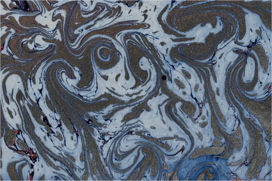 Detail Marbling Paper Ink Swirl Texture Number 3