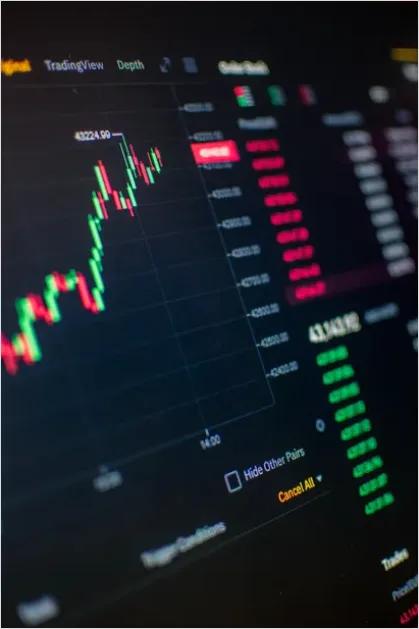Detail Market Volatility Concept Chart Photo Number 13