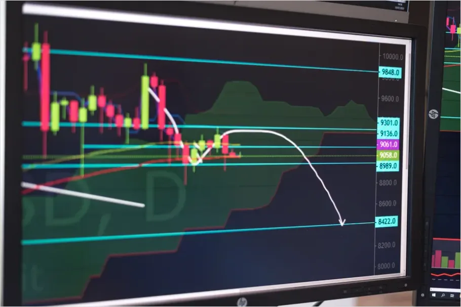 Detail Market Volatility Concept Chart Photo Number 5