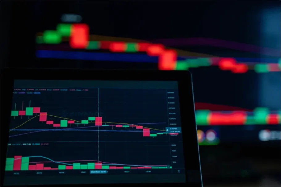 Detail Market Volatility Concept Chart Photo Number 8