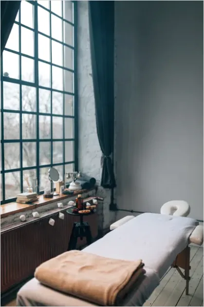 Detail Massage Therapy Table Spa Clinic Setup Number 2