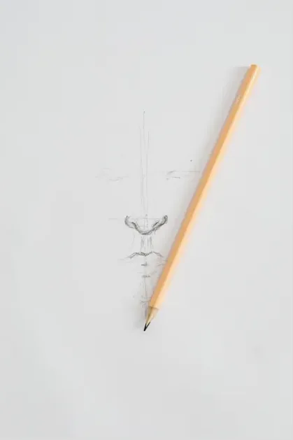 Detail Minimalist Line Art Drawing Number 2