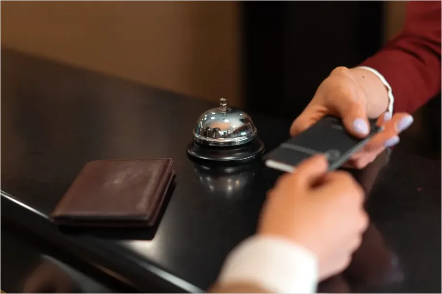 Detail Mobile Payment With Smartphone Close Up Photo Number 16