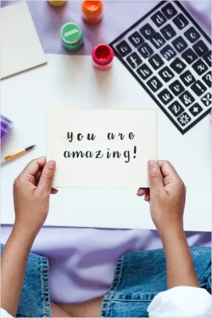 Detail Motivational Quote Illustration Hand Lettered Number 15