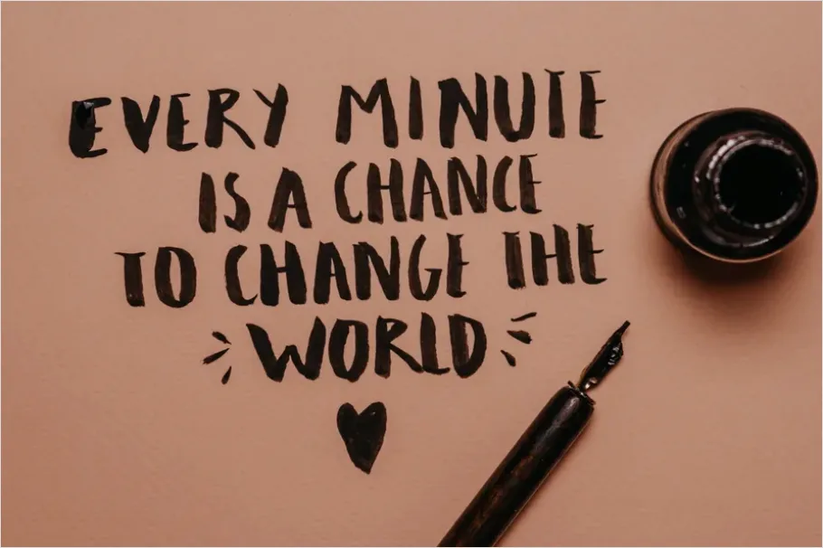 Detail Motivational Quote Illustration Hand Lettered Number 6