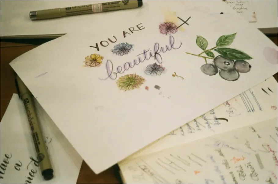 Detail Motivational Quote Illustration Hand Lettered Number 10