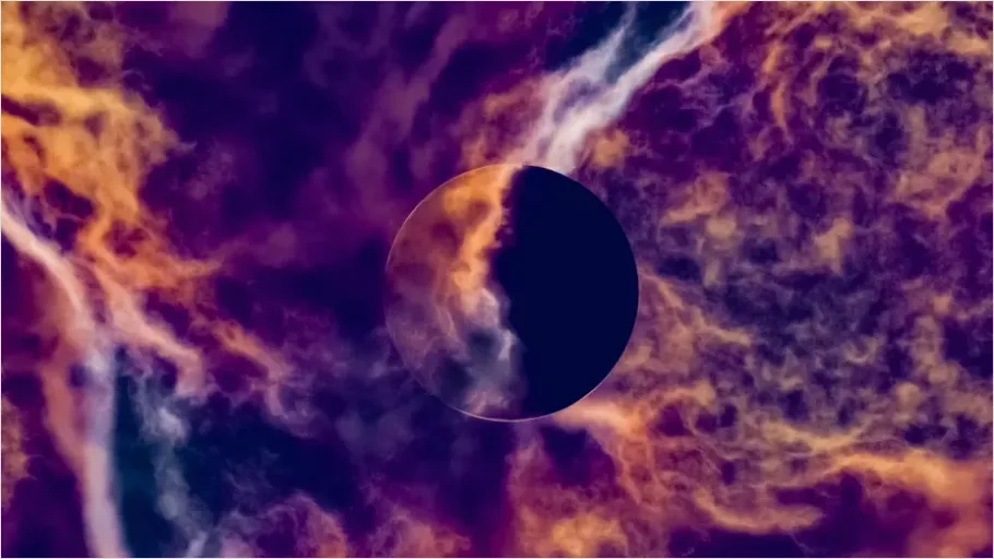 Detail Nebula Texture Background Cosmic Abstract Number 11