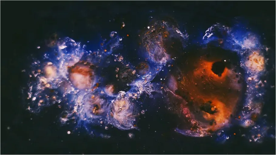 Detail Nebula Texture Background Cosmic Abstract Number 4