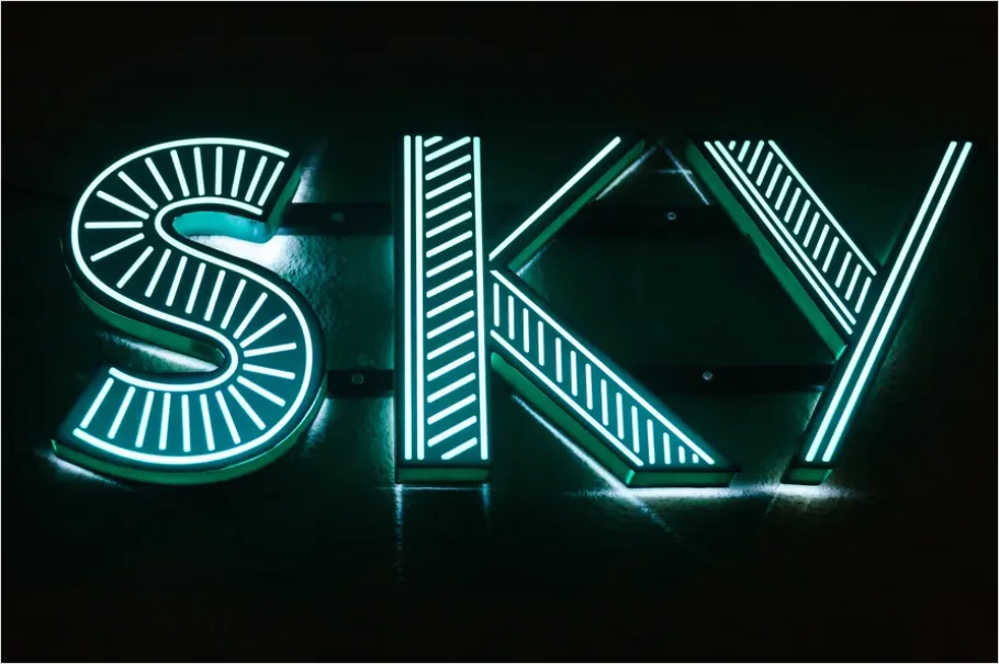 Neon Sign Art Typography Glowing Letters F61c