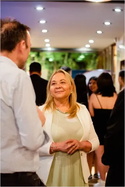 Detail Networking Event Business People Mingling Photo Number 14