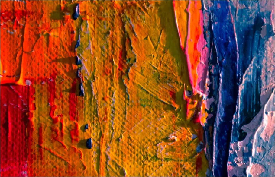 Detail Oil Paint Texture Background Close Up Number 4