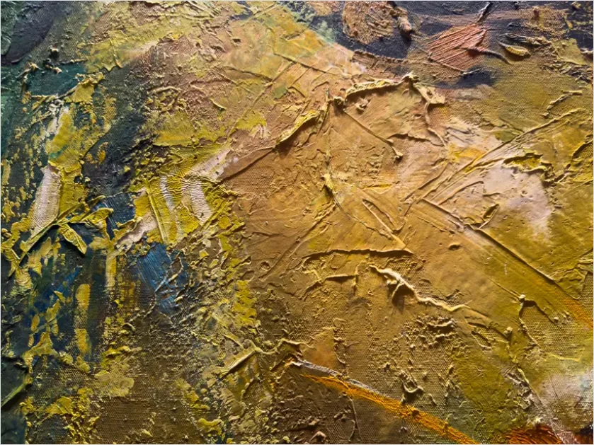 Oil Painting Texture Brush Strokes Macro 72b9
