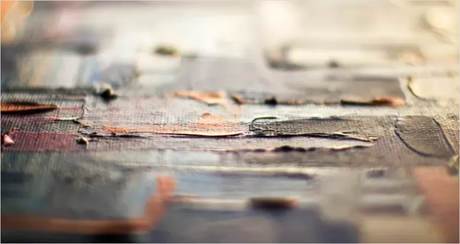 Detail Oil Painting Texture Brush Strokes Macro Number 3