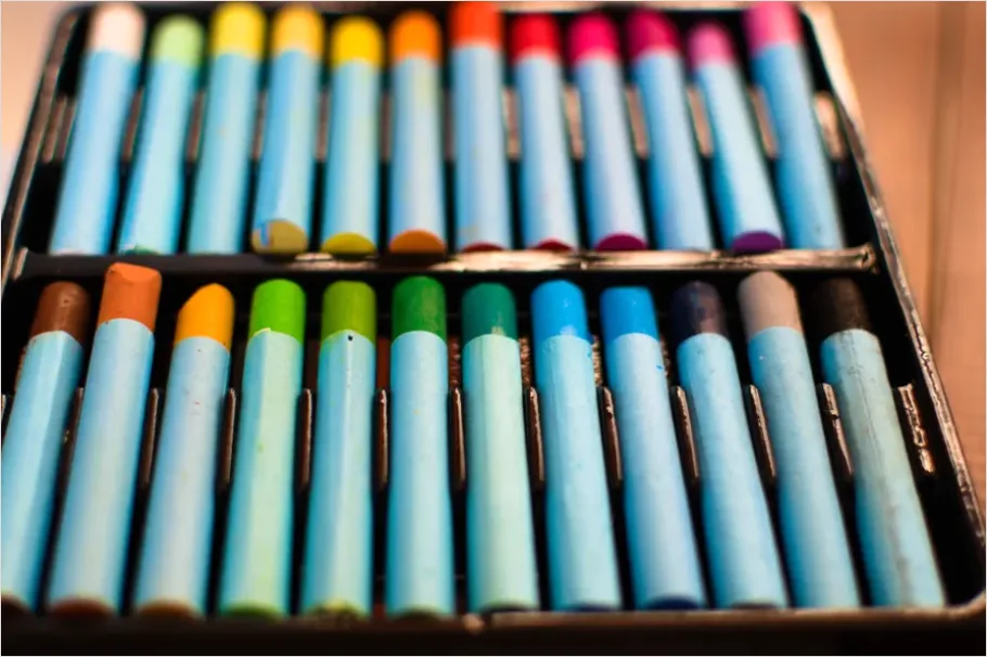 Detail Pastel Chalk Texture Background Paper Number 7
