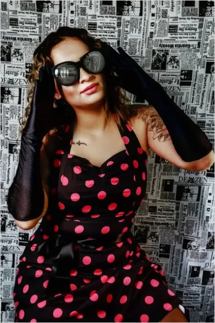 Detail Polka Dot Pattern Background Seamless Number 15