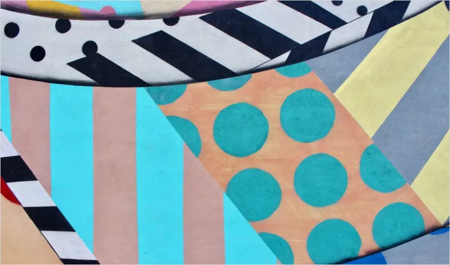 Detail Polka Dot Pattern Background Seamless Number 7