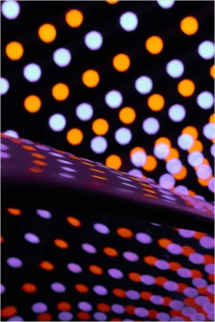 Detail Polka Dot Pattern Background Seamless Number 8