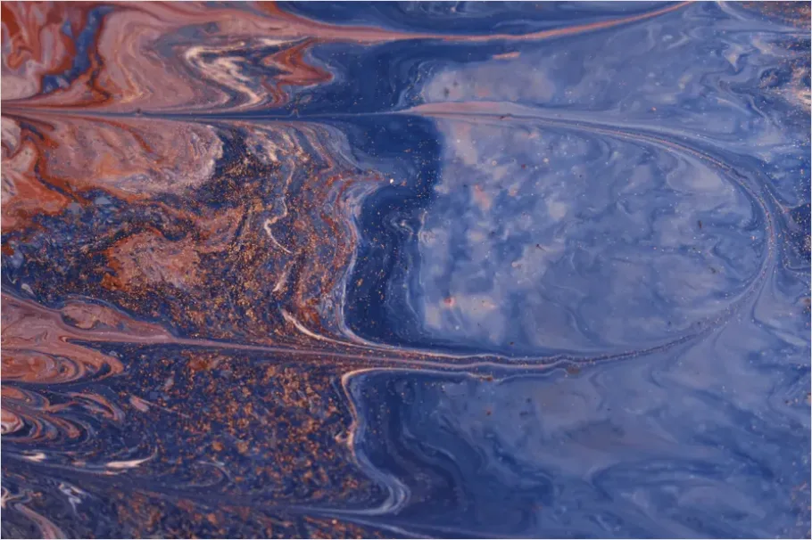 Detail Pour Painting Fluid Art Canvas Close Up Number 16