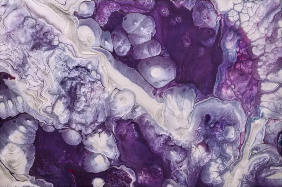 Detail Pour Painting Fluid Art Canvas Close Up Number 9