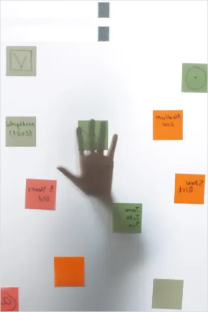 Detail Project Planning Sticky Notes Wall Photo Number 10