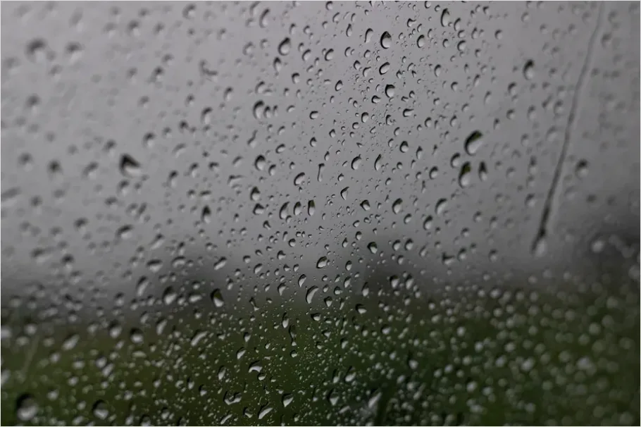 Detail Raindrops On Window Texture Background Number 11