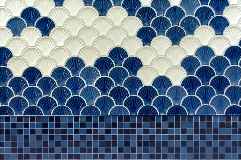 Detail Scales Pattern Background Fish Scale Number 14