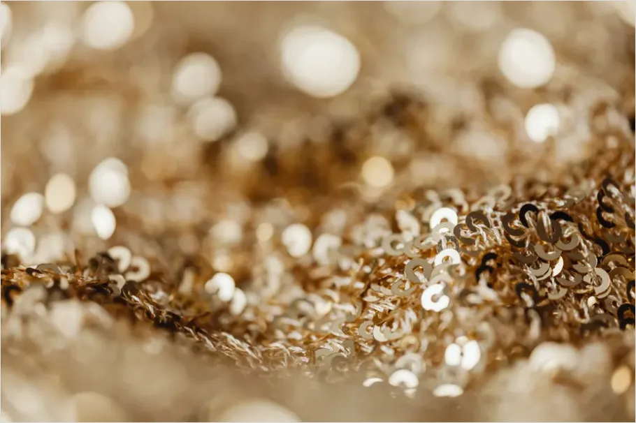 Detail Sequins Texture Background Sparkling Macro Number 2