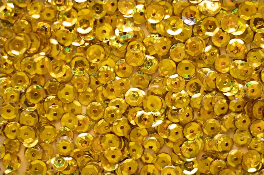 Detail Sequins Texture Background Sparkling Macro Number 11