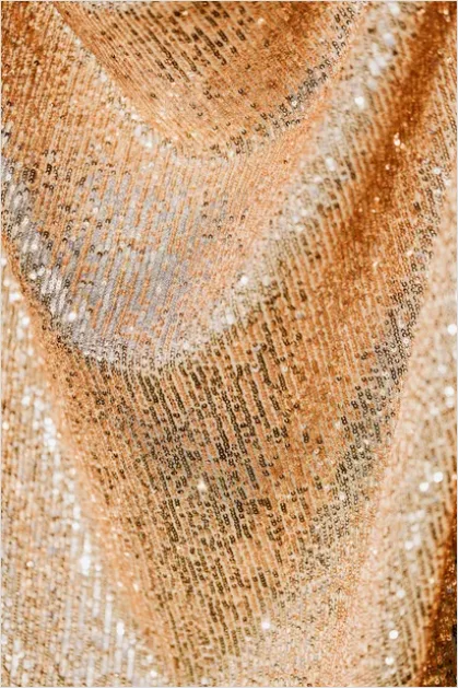 Detail Sequins Texture Background Sparkling Macro Number 16