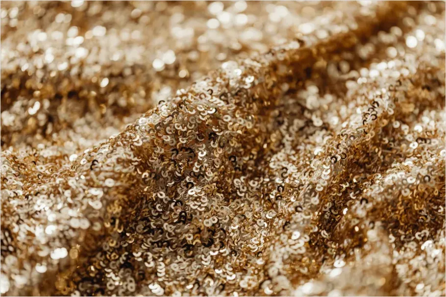 Detail Sequins Texture Background Sparkling Macro Number 8