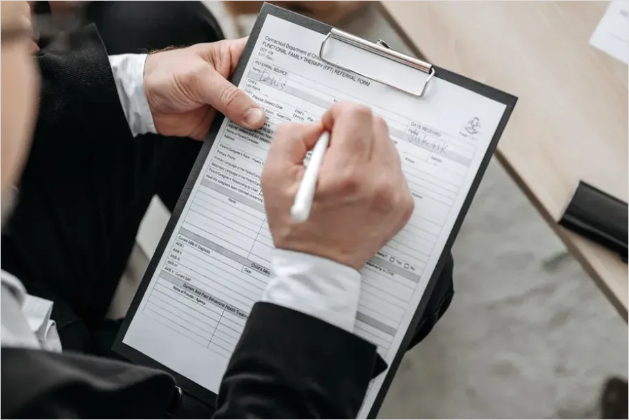 Detail Signing Business Contract Close Up Photo Number 12