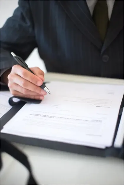 Detail Signing Business Contract Close Up Photo Number 3