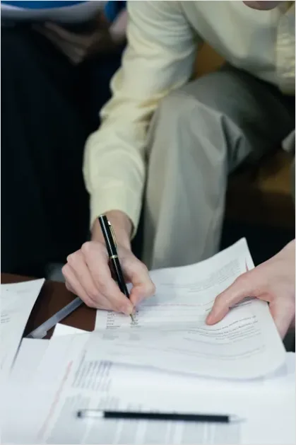 Detail Signing Business Contract Close Up Photo Number 9
