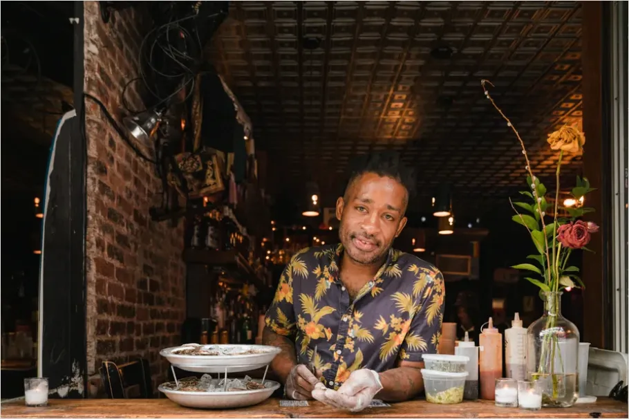 Detail Small Business Owner At Counter Photo Number 11